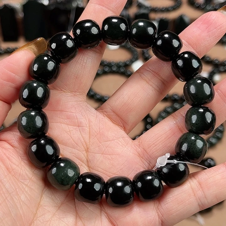 和田玉未镶嵌手链13