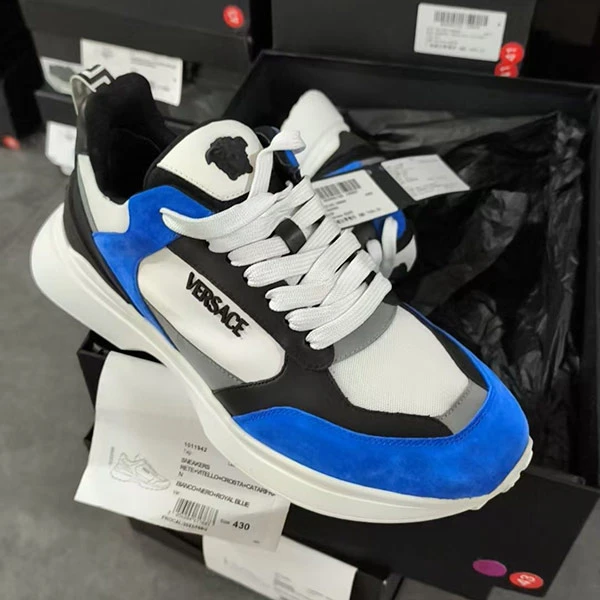 VERSACE范思哲男士牛皮休闲鞋10119421A086836WB60