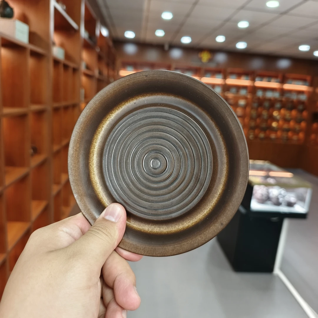 仿柴烧壶承茶盘底座