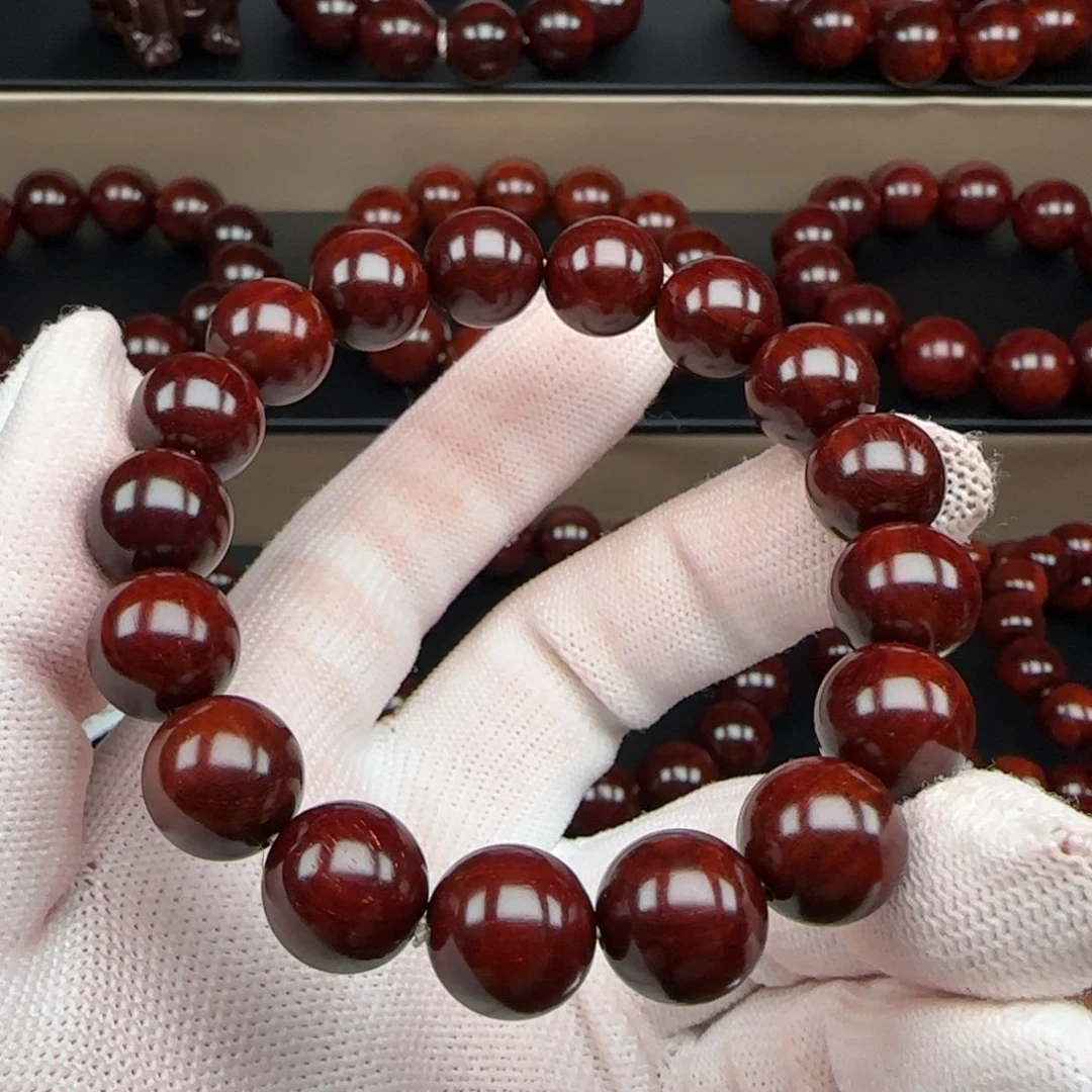 手串/手链小叶紫檀原生态印度小叶紫檀1.2顶泥