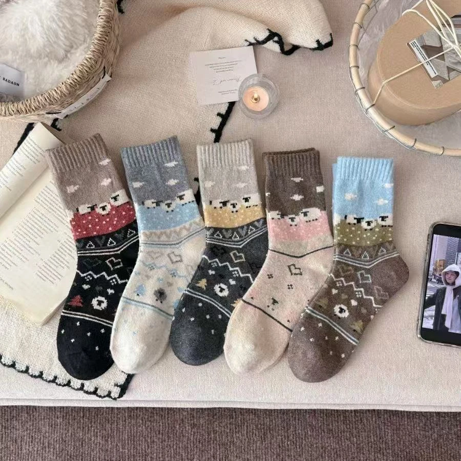 <<MD123>>棉道家冬款袜子新品男女潮袜原单高货袜子