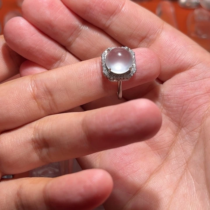 石英质玉合金戒指