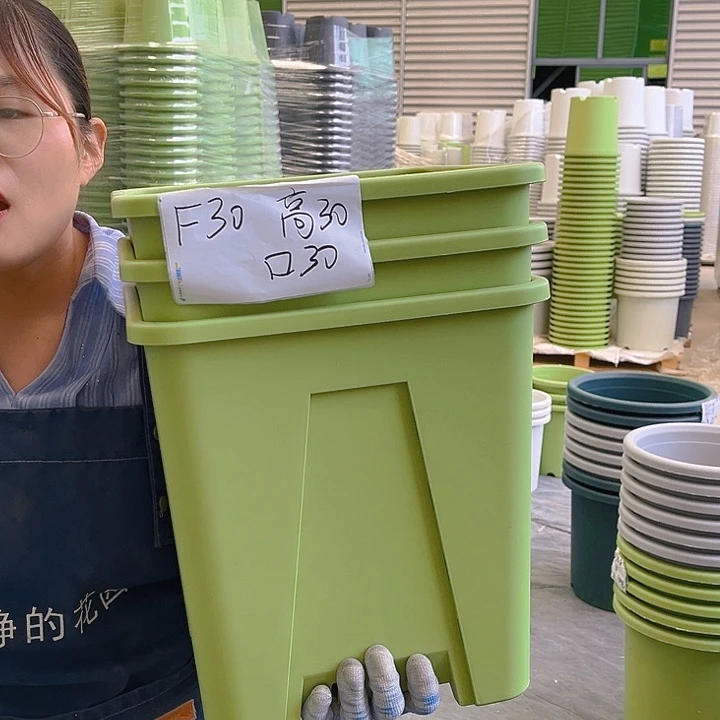 方盆F30 果绿色3个无托