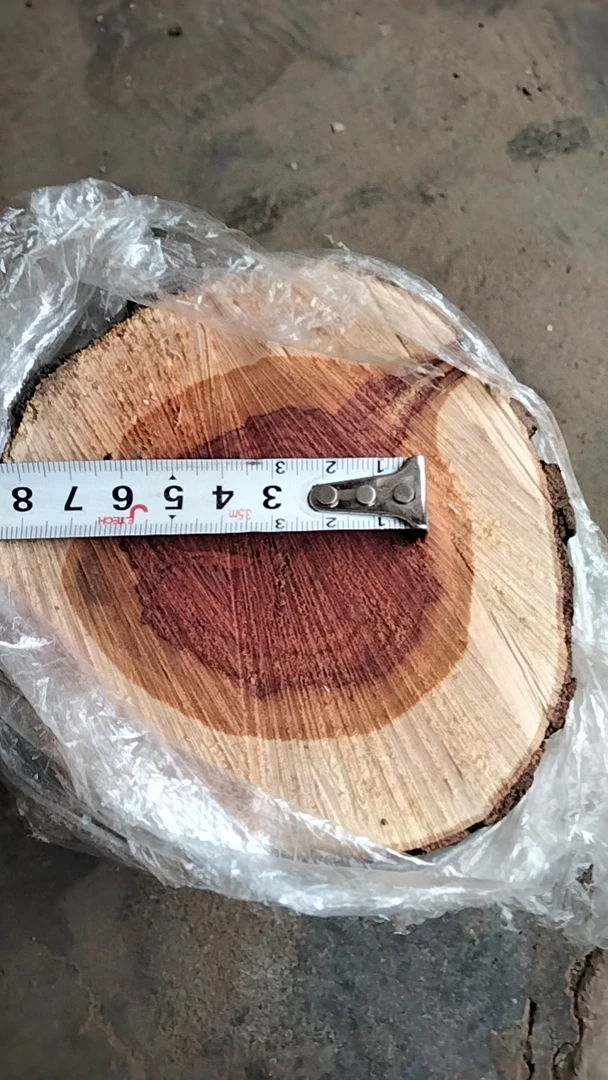 雷击枣木原木摆件