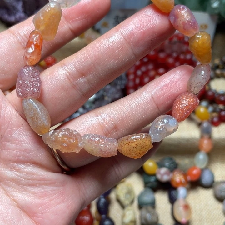 玛瑙/玉髓未镶嵌手链