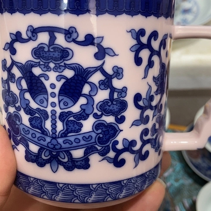 陶摆件景德镇陶瓷主人杯2333