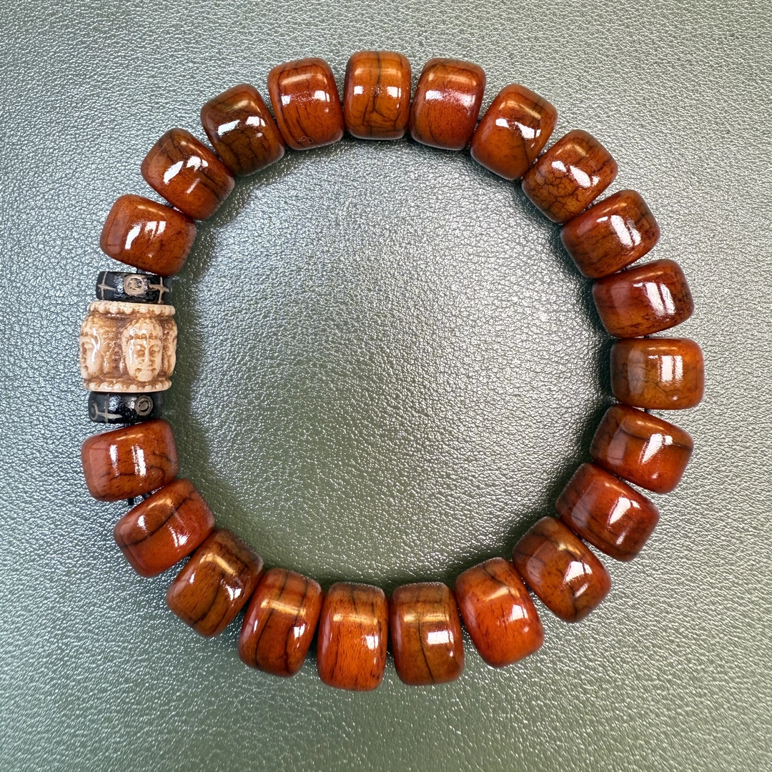 非金属珐琅手链 经典手串四方F