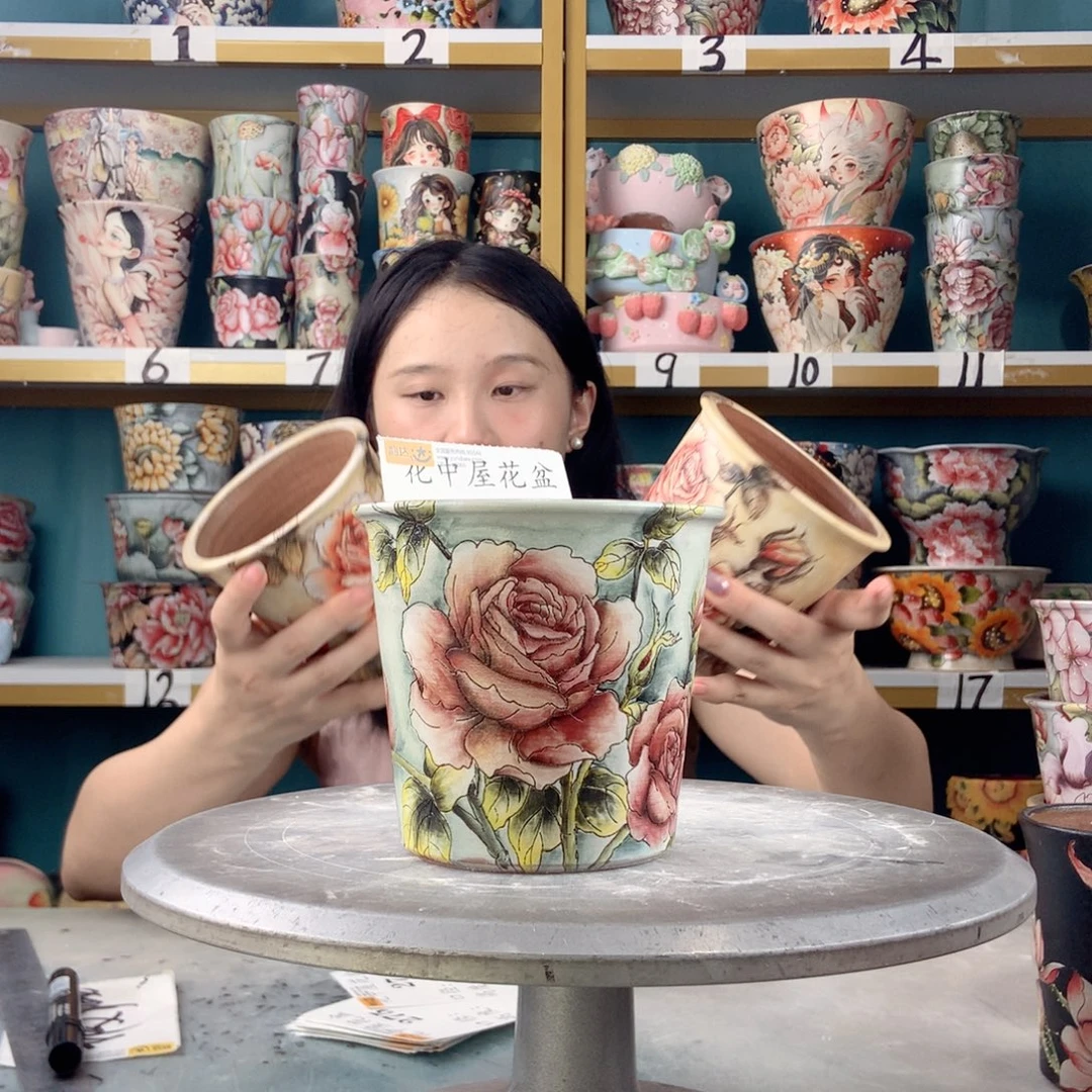漠***然景德镇手工瑕疵273