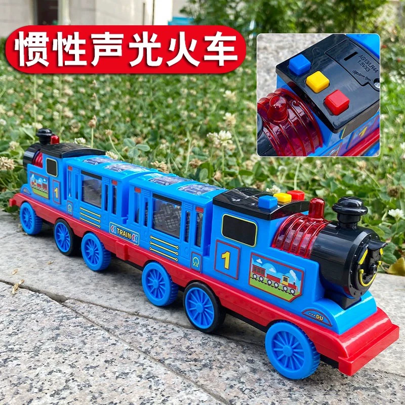 声光儿歌早教惯性行驶火车列车轨道车模型生日礼物