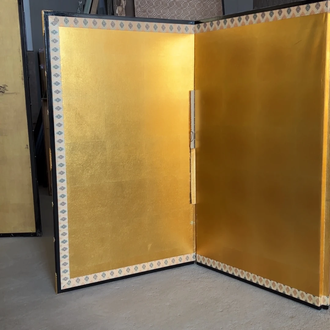 绘画看**好屏风框画茶空间设计