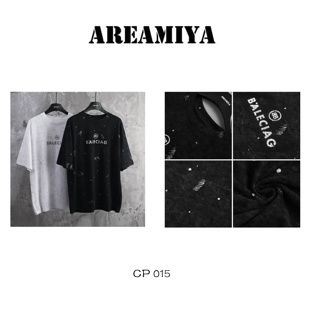 【工业风】重工字母印花T恤CP015