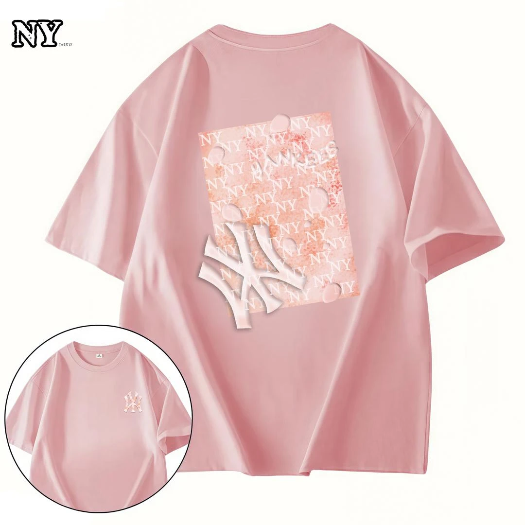 【万象专属】纯棉短袖T恤男女宽松大码潮牌美式青少年休闲百搭半袖3