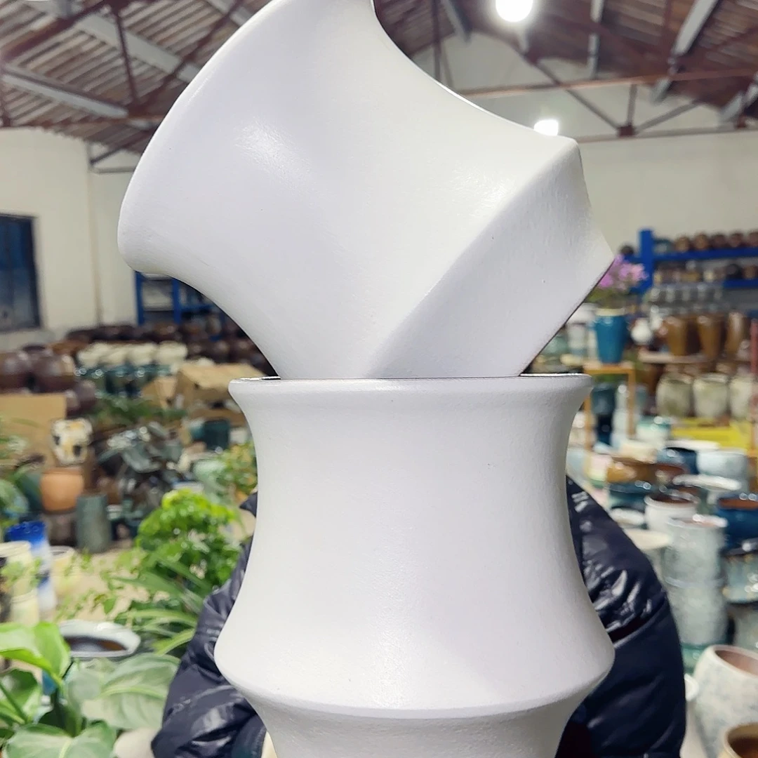 紫砂花盆高20口18.5