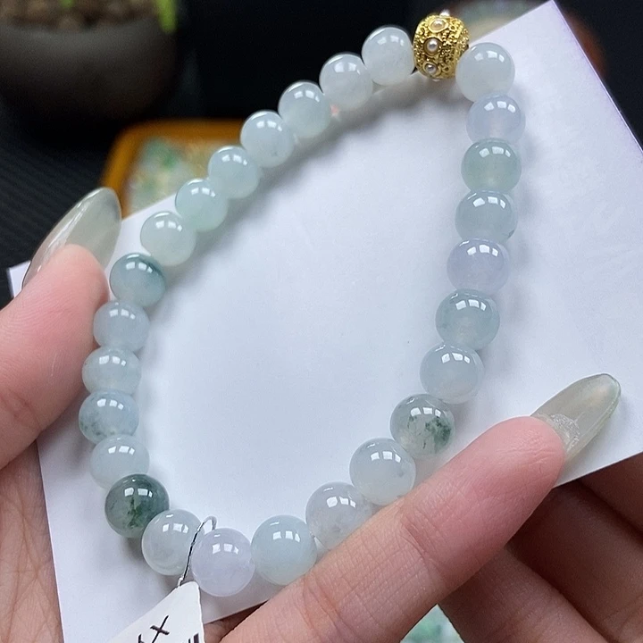 未镶嵌挂件翡翠珠链