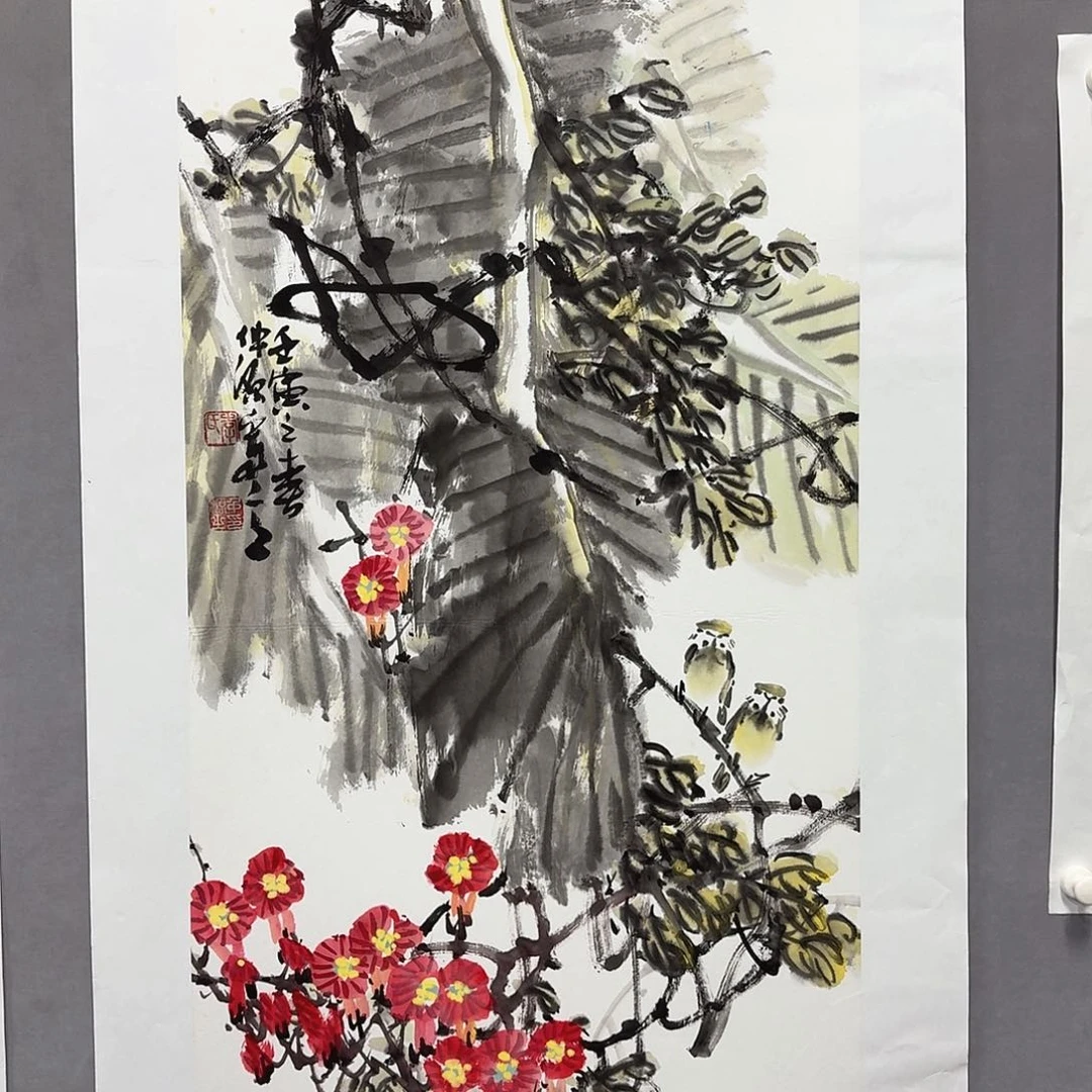 国画亲笔手绘放心去藏