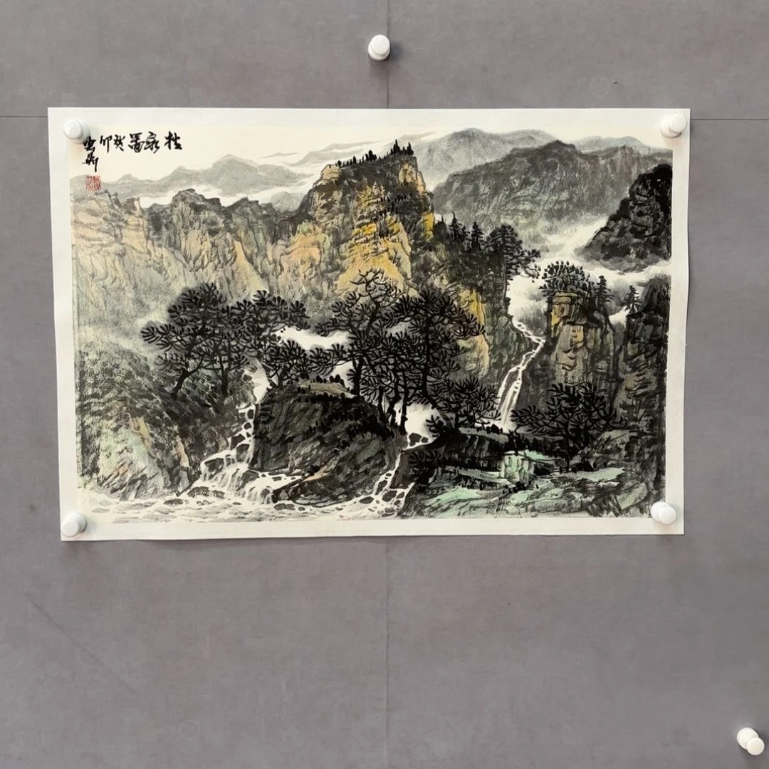 国画亲笔手绘原创