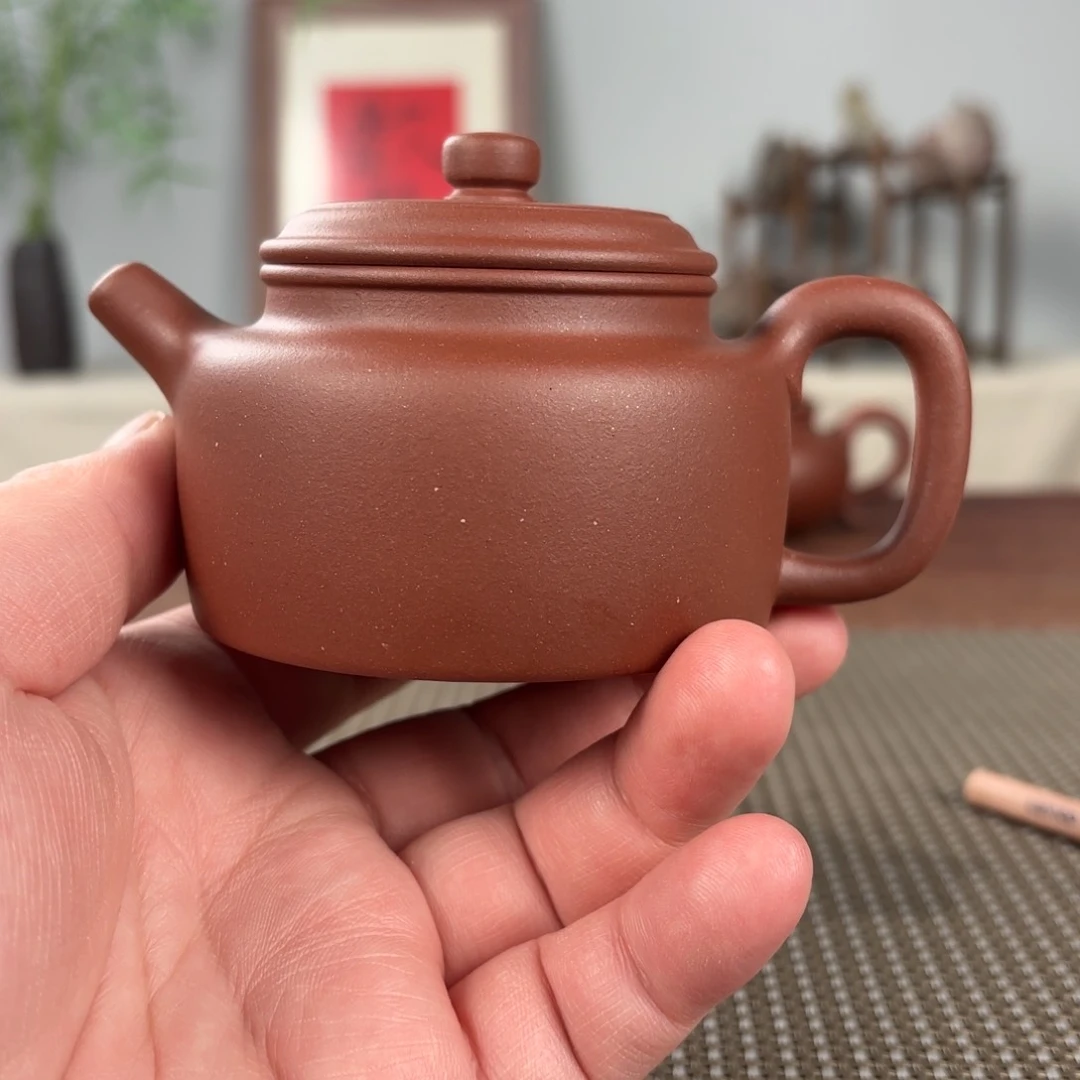 紫砂茶壶N****K微瑕黄龙山原矿紫砂壶150