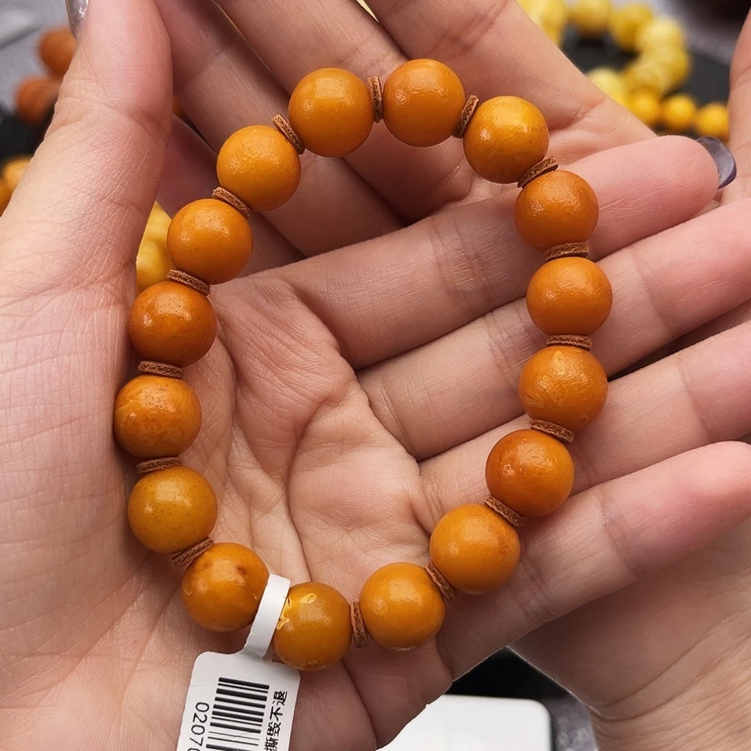 琥珀未镶嵌手链12 m多样性发其一