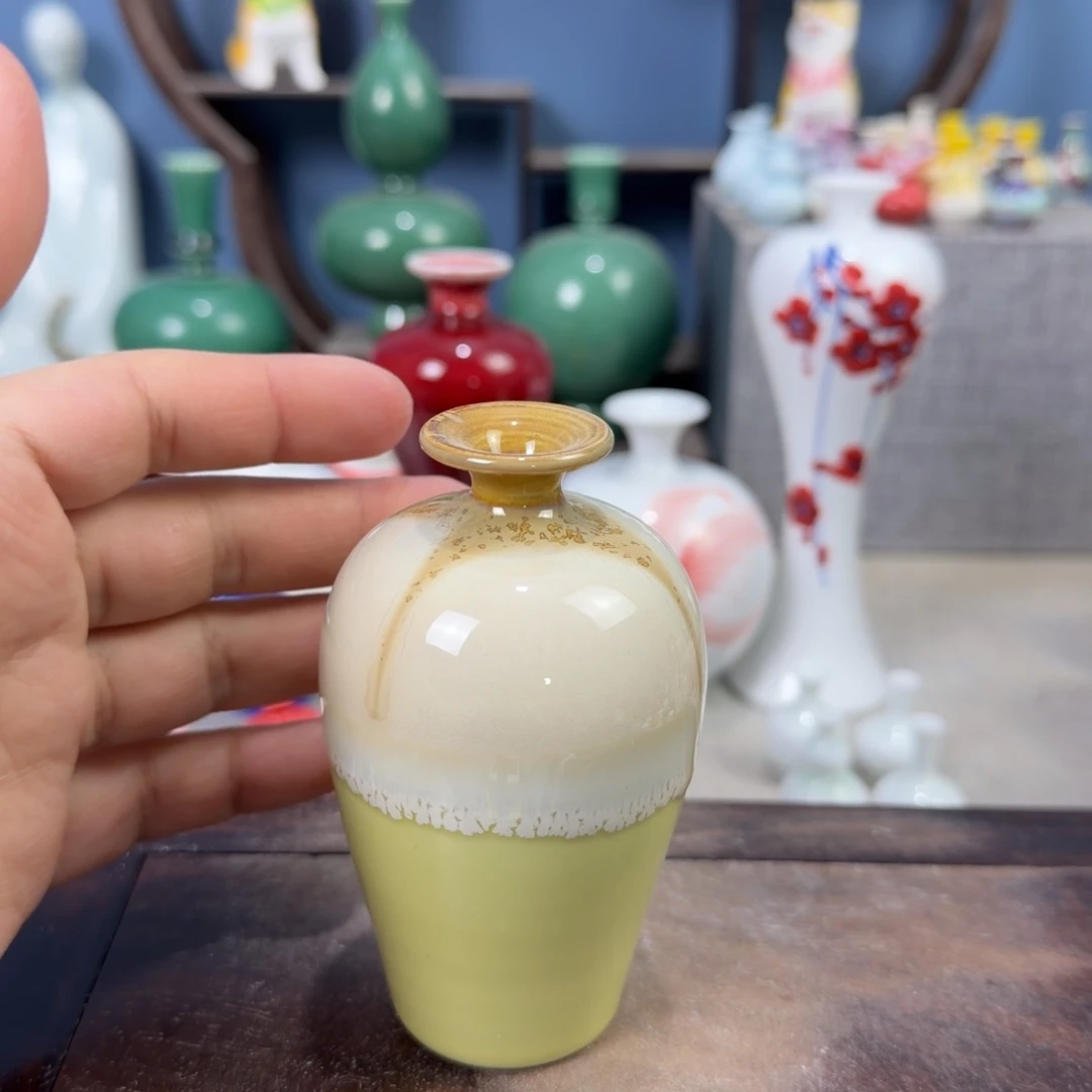 陶瓷手工小花器摆件