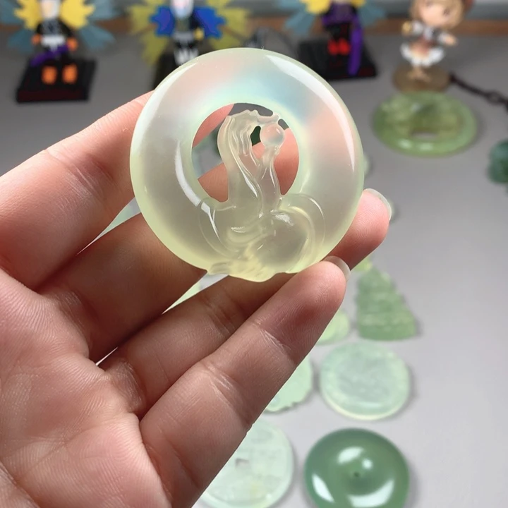 岫玉未镶嵌吊坠(不含链)