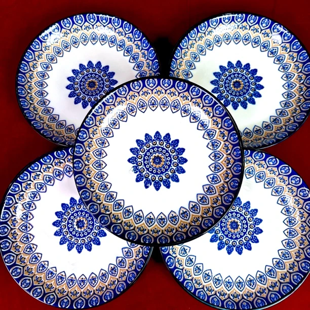 新疆包邮陶瓷饺子盘yeglik6 tal banxir tahsa