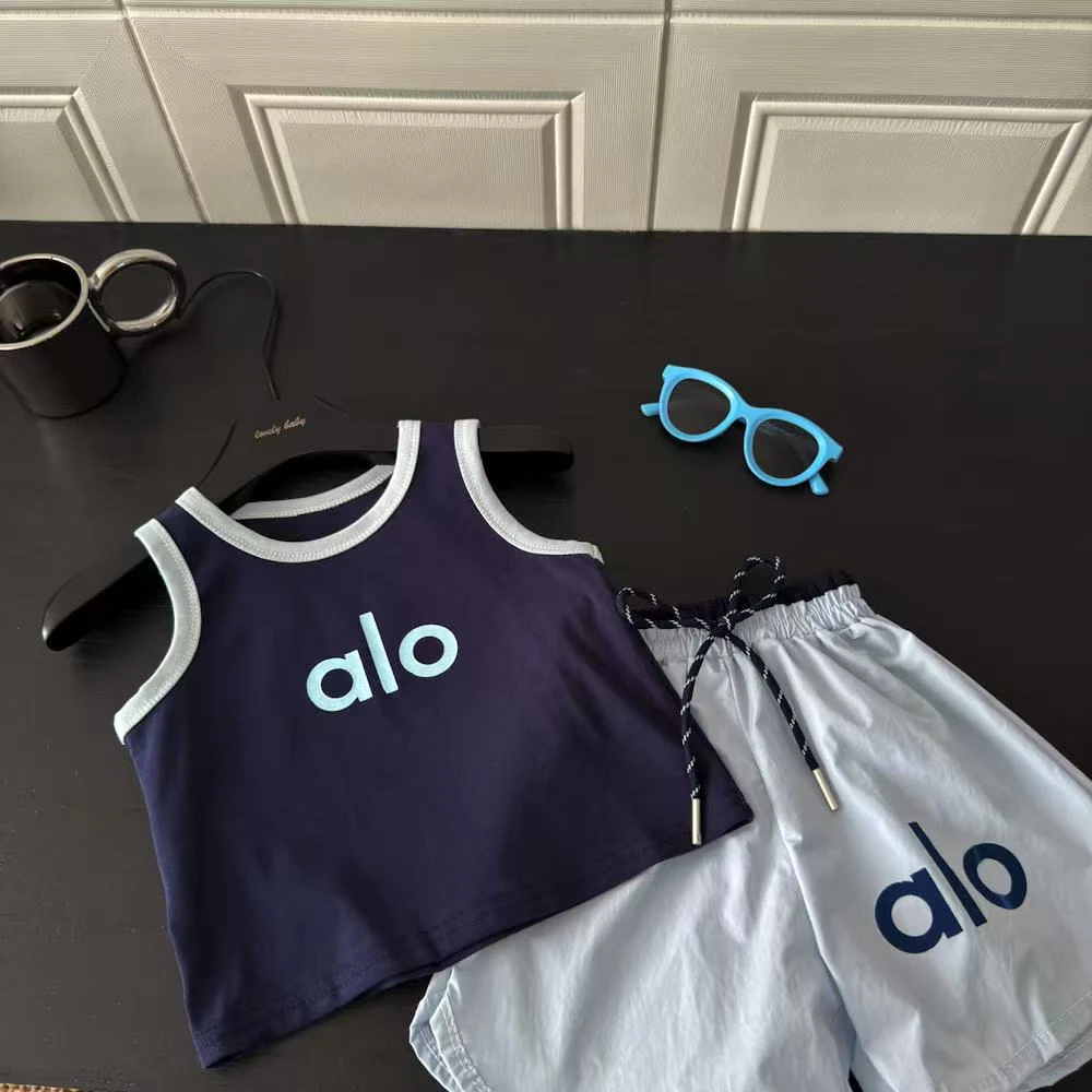 【亲子装】韩系背心套装2025新款男女宝宝宽松上衣短裤潮