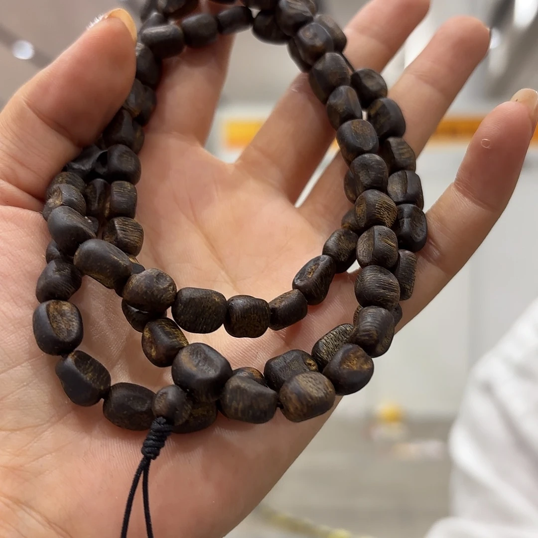 沉香手串奇楠沉香沉水留疤多圈30克➕