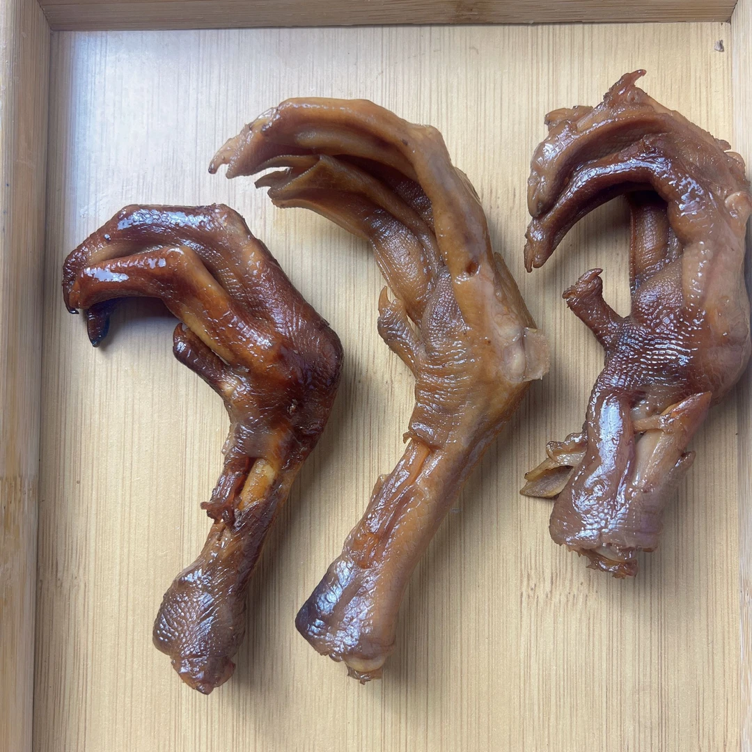 落叶阁熏酱鹅爪五香味Q弹过年大放漏!