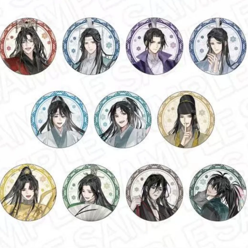 正版日谷子包邮 魔道祖师五周年 大河幻想幻梦吧唧 魏无羡蓝忘机