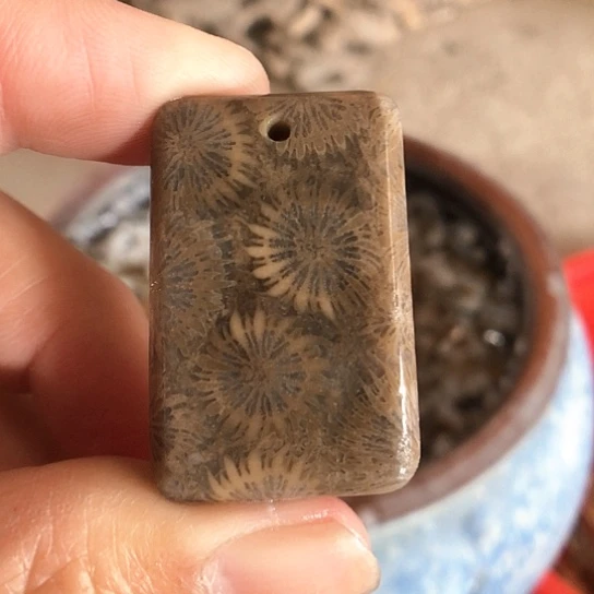 硅化玉吊坠未镶嵌