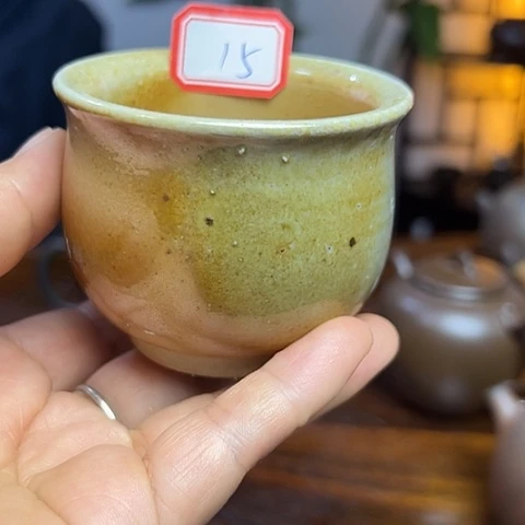 戬谷龙窑柴烧茶杯15