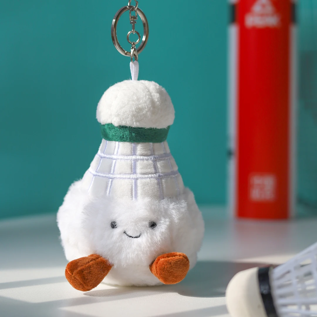 【奶萌萌】羽毛球毛绒挂件钥匙扣玩偶可爱治愈潮流玩具丨八斤八