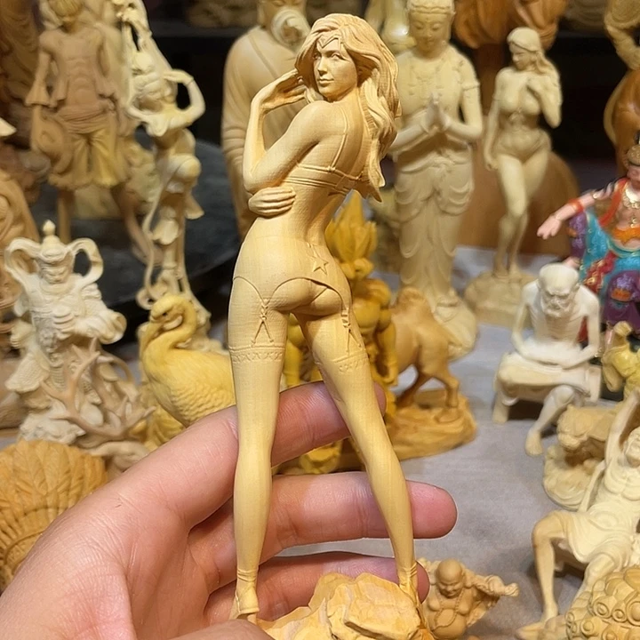 承***4黄杨木小瑕疵美女