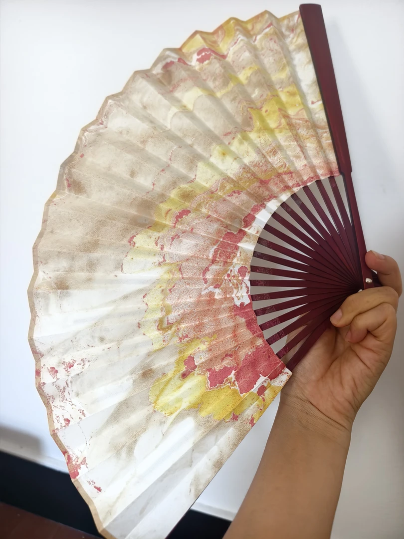 非遗大漆宣纸折扇七寸到九寸中国风舞蹈扇
