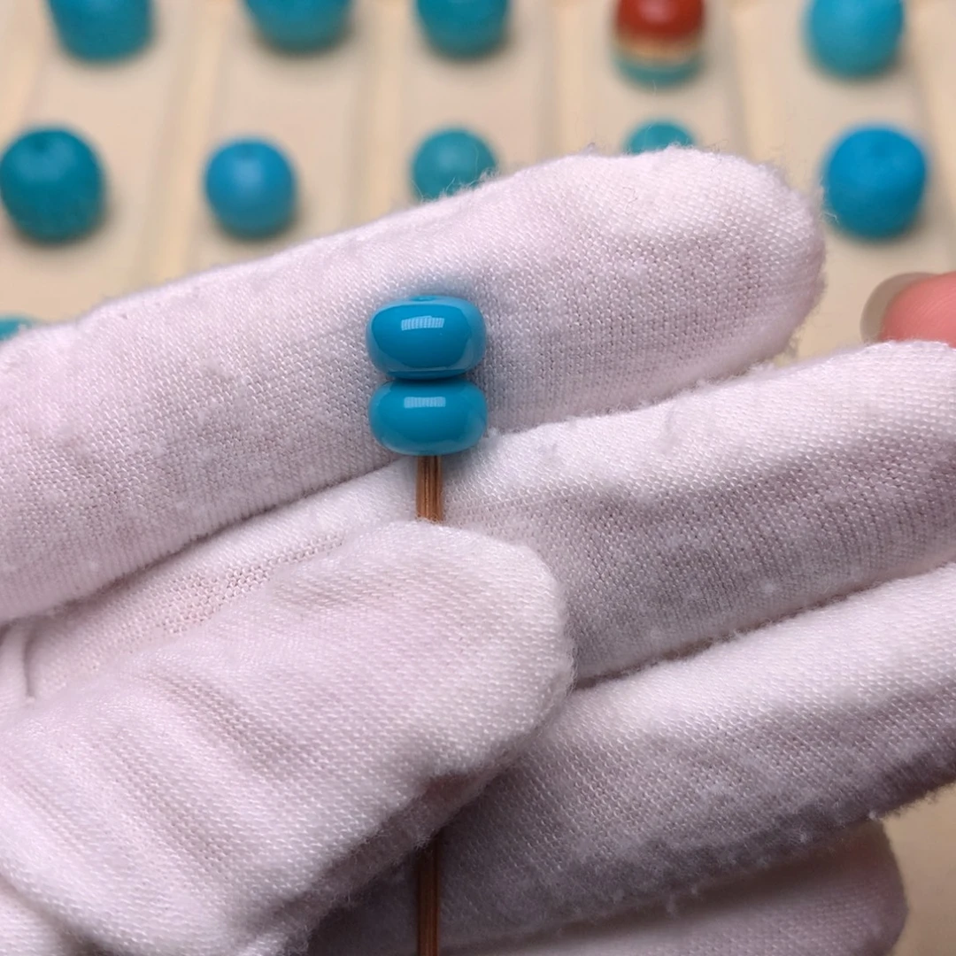 绿松石未镶嵌绿松石隔珠8