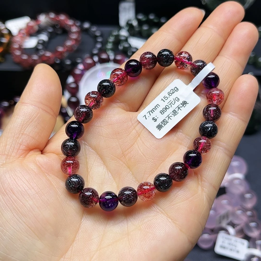 水晶手链未镶嵌天然水晶