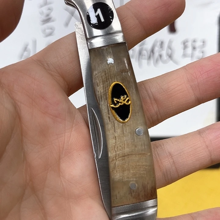 不锈钢厨房厨具多功能勃朗宁水果刀工具
