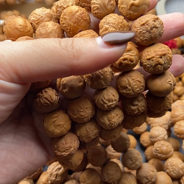 吊坠猴头核桃混穿题材练手体验款漏眼