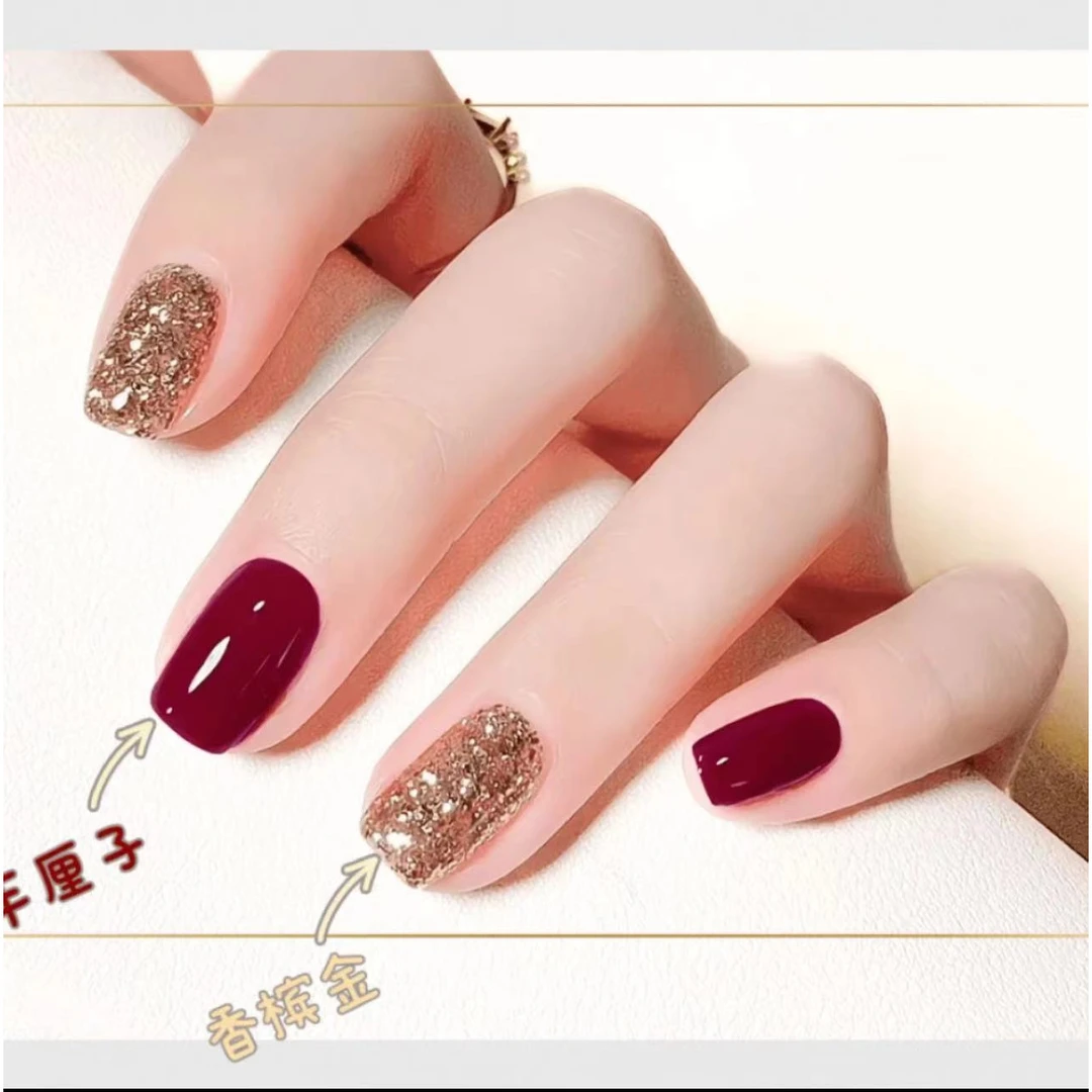 【专柜品质】车厘子水蜜桃指甲油脚指甲免烤速干无毒持久不掉色显白