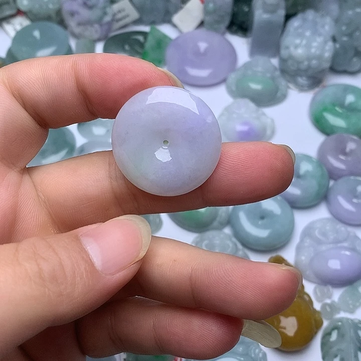 翡翠未镶嵌颈饰天然翡翠