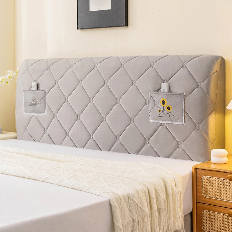 耐磨升级加厚加棉四季通用全包床头套防尘遮丑可拆洗