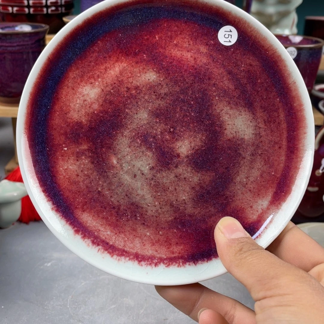 瓷片纯手工制作……微微瑕