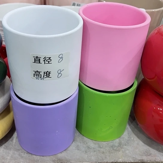 多肉绿植陶瓷花盆9.9包邮，有孔