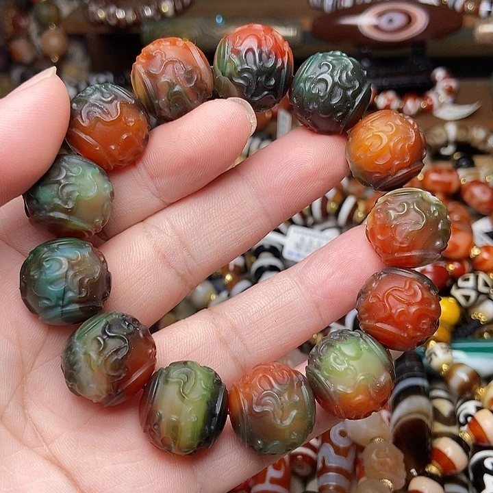 玛瑙/玉髓未镶嵌手链