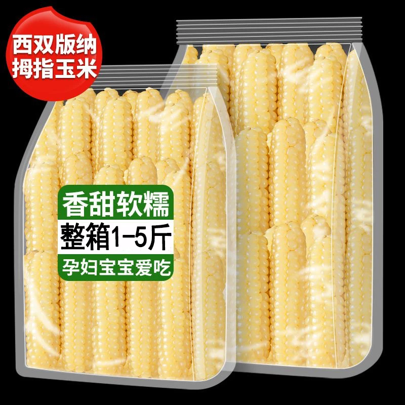 云南西双版纳拇指玉米手指玉米宝宝玉米儿童零食低脂香糯小玉米