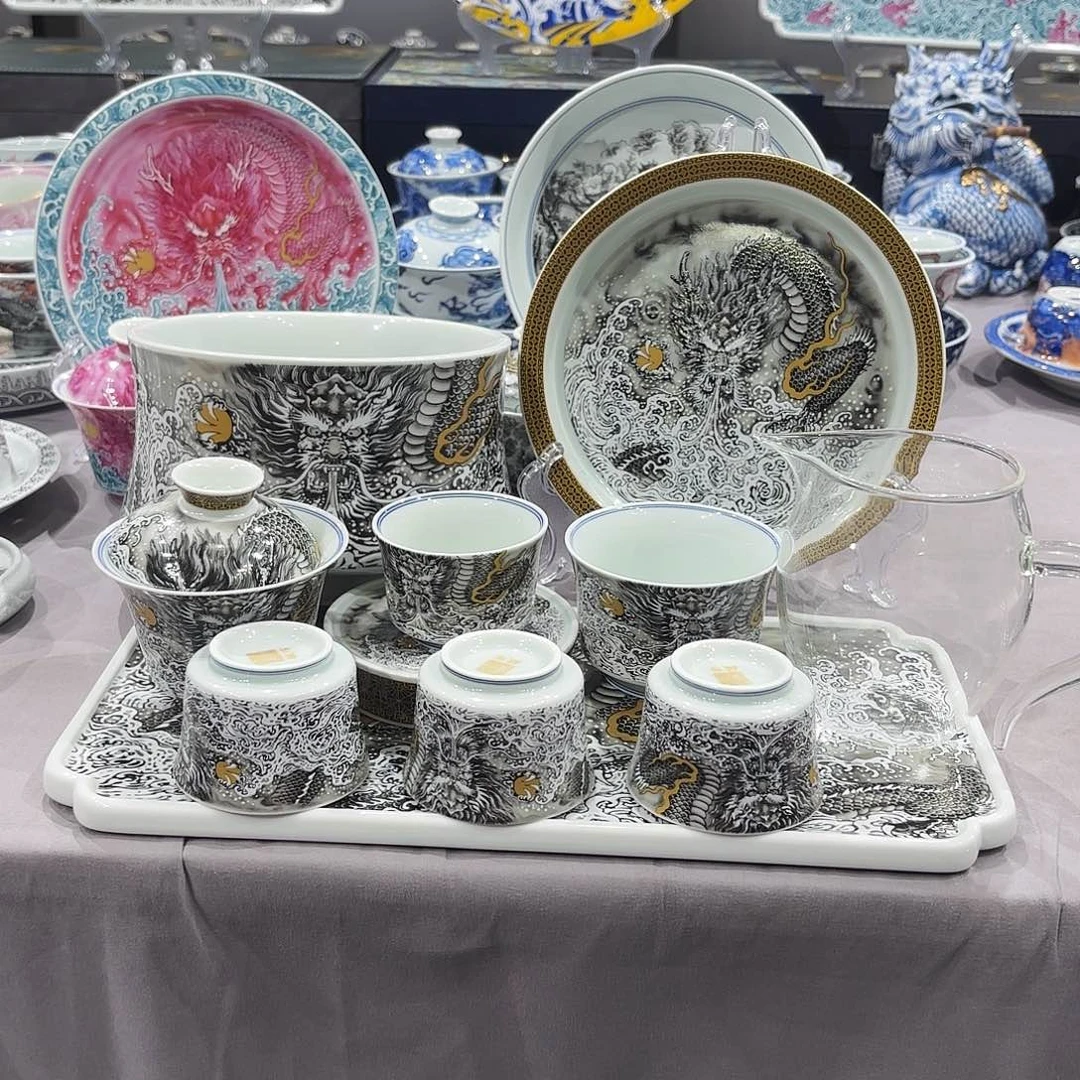 瓷片景德镇瓷器艺术半手