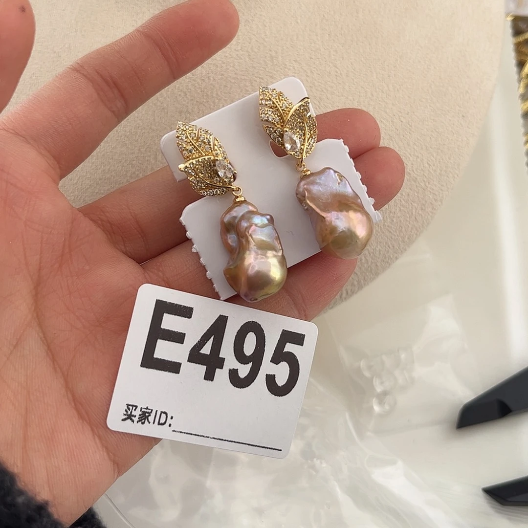 耳饰淡水珍珠合金