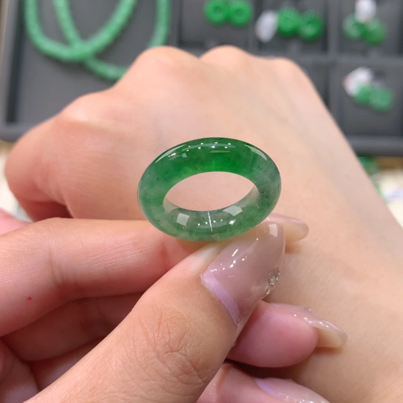 【闪购商品】未镶嵌戒指翡翠9.10号
