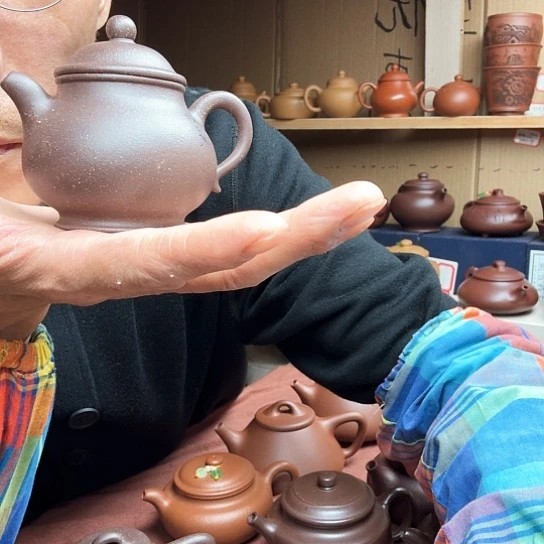 茶壶紫砂宜兴紫砂原矿天青