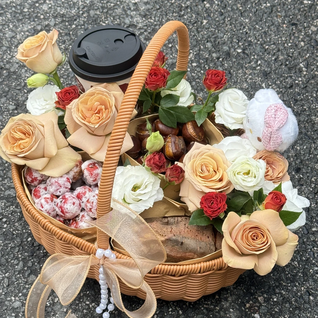 ［入冬四件套］四件套手提花篮